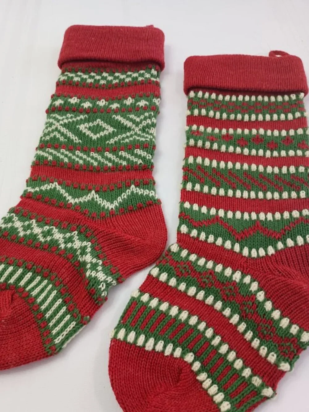 Kurt S. Alder Christmas Knit Stockings - Set of 2